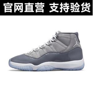 airjordan11aj11耐克男酷灰烟灰复刻高帮篮球鞋ct8012005