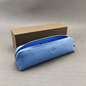 搭界真皮笔袋瑞士高端钟表品牌定制文具袋牛皮笔盒意大利产笔袋