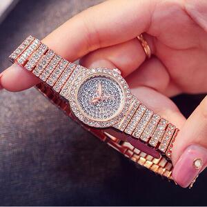 2019 women steel band watches diamond watch 女士满天星手表闪