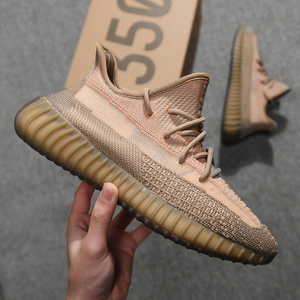 正品椰子350脏橙灰橙过毒蒲田纯原版本v2官网yezi yeezy运动鞋男