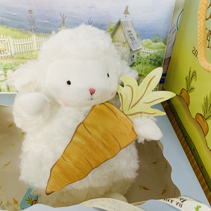 独家代购美国bunnies海湾兔小羊公仔玩偶闺蜜毛绒玩具生日礼物