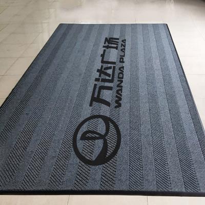 高档办公楼门口q地毯公司进门防尘地垫蹭脚门垫s售楼处门厅别奢华