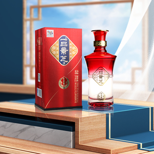 一品景芝酒52度红淡雅