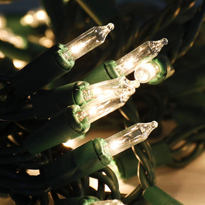欧美C6钻石LED灯串暖白迷你钨丝尖泡户外防雨节日庭院圣诞装饰灯