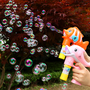 海豚泡泡机儿童手持网红爆款全自电动泡泡枪男女孩吹泡泡宝宝玩具