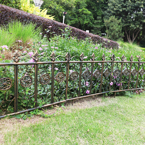 铁艺小栅栏欧式栏栅做旧围栏杆绿植庭院花园装饰户外篱笆爬藤花架