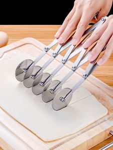 黑凉粉切块神器工具w手动油条刀披萨烘焙专用商用切油条器刀切面