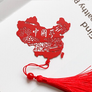 红色革命文化主题文创产品中国梦古典风书签精美礼品爱国主义教育