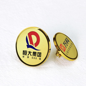 圆形胸牌定做定制高档金属不锈钢房地产售楼部店长员工工牌工号牌