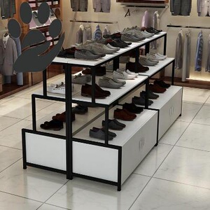 鞋店展示架鞋展示柜化妆品展柜母婴店中岛柜鞋架置物架中岛柜