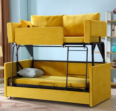 变形沙发高低床