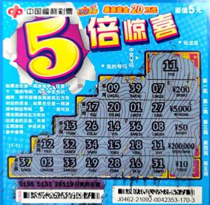 收藏品刮刮乐顶刮刮彩票点球大战 福袋 5倍惊喜一张5元刮刮乐收藏