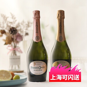 法国巴黎之花特级干型香槟原瓶进口 桃红起泡酒葡萄酒礼盒装750ml