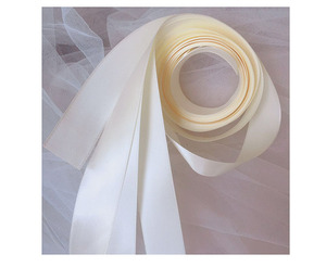 甜美洛丽塔发饰小仙女白色缎带发绳编h发带子丝带头饰w扎双马尾头