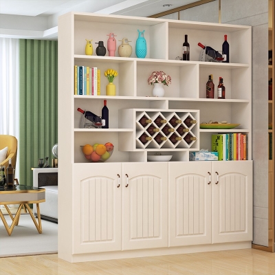 酒柜加鞋柜一体和连体客厅组合靠墙带进门口家用北欧式玄关双面餐