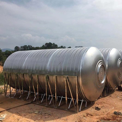 i304不锈钢水箱水塔储水罐家用蓄水桶加厚消防水池1e吨-10吨定20