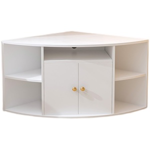 初芬新款三角电视柜转角储物柜简约卧室墙角柜圆弧组合客厅地柜可