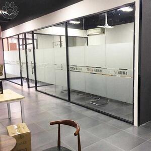20213玻璃门中间贴条线防撞条办公室磨砂窗户卫生间推拉门个性装