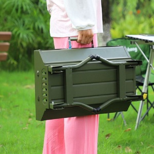 折叠烧烤炉便携式野餐户外烤炉小型bbq野外露营炉具装备烧烤箱