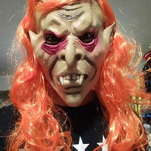 万圣节面具吸血鬼恶魔面具鬼节鬼屋面具西游记r妖精妖怪小妖面具