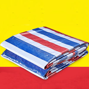 全新彩条布花雨布三色布花胶布塑料花油布防雨布防水布其余规格请