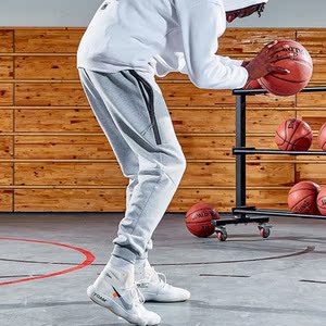 美式训练卫裤篮球运动裤男nba球星欧文德鲁大叔同款收口小脚束脚