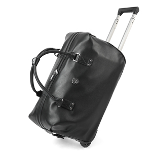 大容量旅行包男拉杆包女手提旅行袋可折叠行李包PU商务登机旅游包