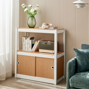 沙发边置物架客厅角落收纳柜落地家用小茶几阳台小桌子现代简约