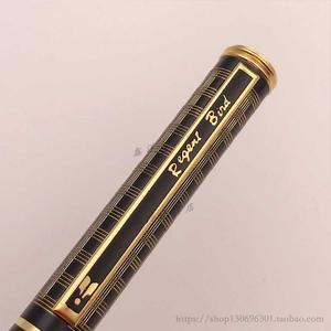 00鑫洋文具店淘宝库存老钢笔regent bird铱金笔明尖中细练字书法笔