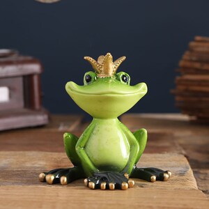 青蛙摆件花园庭院花盆栽装饰创意家居客厅可爱卡通动物阳台工艺品