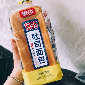 桃李1995方包吐司350g纯奶香手撕面包早餐食品蛋糕点