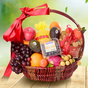 新鲜水果礼盒篮送礼