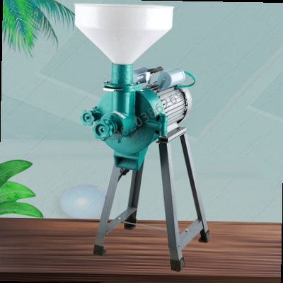 150型g电动打米浆机家用大型磨浆机商用煎饼糊水磨干湿米糕皮豆浆