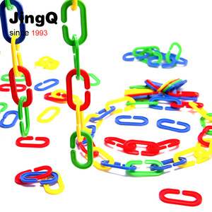 厂家直销c型回型扣积木儿童益智早教启蒙回形针玩具扣环拼接积木