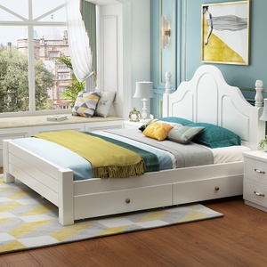 一米八的床结婚床主卧1米8床双人床丨米5床现代简约实木北欧风.