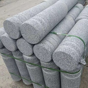 阻车挡路桩防撞花岗岩墩子挡车大理石石凳路障拦车石头球0人付款105