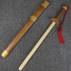 木剑儿童刀剑武术训练中国木制仿真古风宝剑男孩木头剑玩具青龙剑