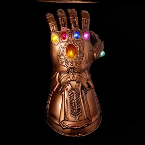 侠霸宝石剧场猎豹威英雄演出猎霸钢铁万圣节无限造型手套漫灭道具