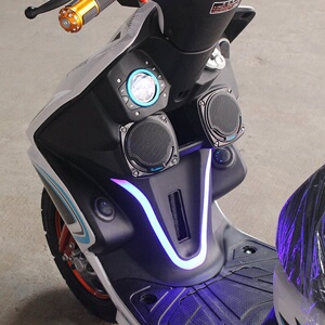 代二代三代六代八q代战速vjr摩托音乐工具箱电动车改装音响0人付款