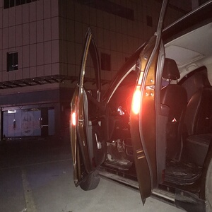 贴纸个性贴装饰反光遮挡天使条尾部后尾灯划痕汽车贴灯保险杠夜光