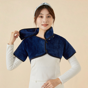 坎肩女冬护肩保暖防寒护颈椎披肩月子神器睡觉护肩膀衣法兰绒加厚