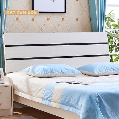 免漆床头仿实木床p头板经济简约旅馆单人靠背板1.8米双人床屏定制