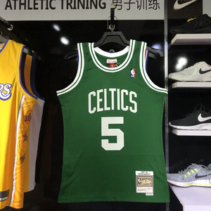 美版正品 凯尔特人队5号加内特球衣34号皮尔斯33号伯德复古男热压