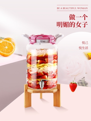 酵素桶发酵桶家用孝素桶玻璃自动排气水果酵素瓶泡酒瓶子青梅酒罐