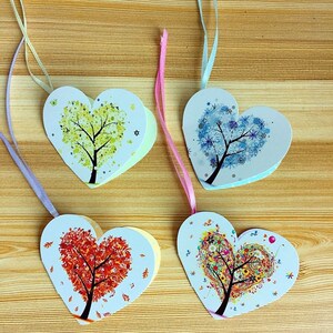 网红贺卡大号g爱心卡 爱心形情人节告白卡纸粉色节日空白卡生日卡