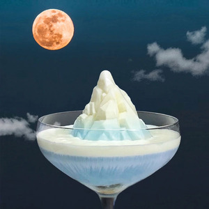 80郑亚英888淘宝7寸圆形雪山蛋糕模具火山富士山烘焙模具布丁果冻