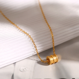 彩金项链女老凤祥999