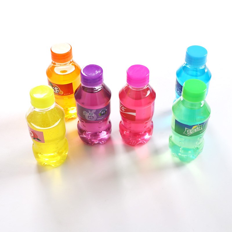 马尔代夫假水小可乐假水胶不粘手饮料瓶滑滑泥口水泥鼻涕虫彩