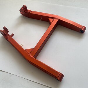 bws铝平叉 电动车平叉一马bws改铝平叉 焊接加强款后平叉