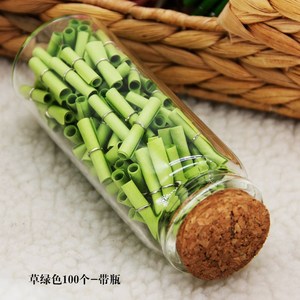 抽签纸条包邮漂流瓶彩色迷你许愿小纸卷纸条告白情书抽签祝福
